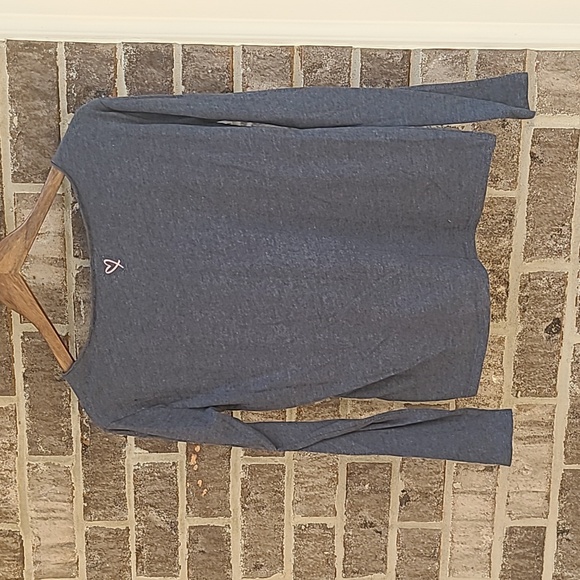 Victoria's Secret Bombshell Grey and Pink Glittery Long Sleeve Top XS - Picture 6 of 9